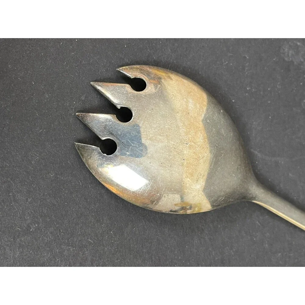 W.A. ITALY Silverplated Salad Fork 9.25 Inch Vintage
